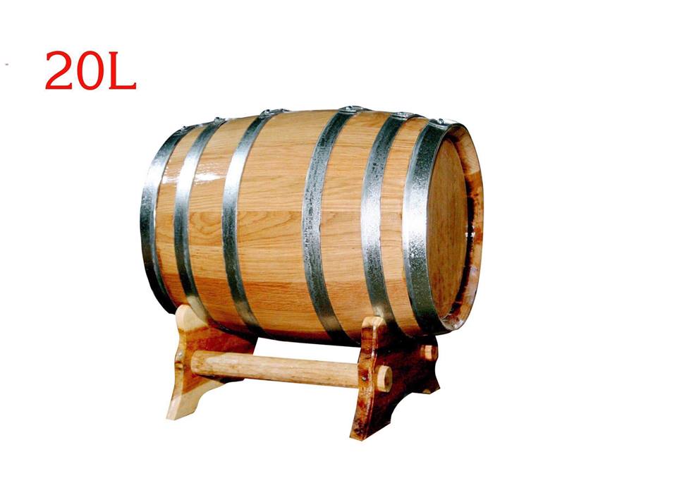 Quy cách của bom rượu gỗ sồi Nga 20 lít