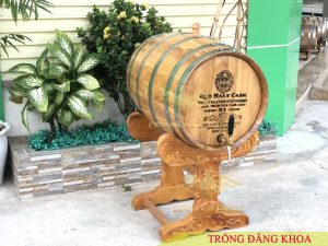 Thùng gỗ sồi