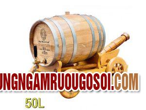 Những đặc điểm của thùng rượu gỗ sồi 50L cần biết